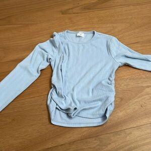 Blue Abercrombie kids top